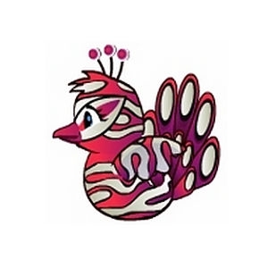 Pink Clown Peacock